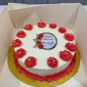 9 Inches, 1 layer Cake Vanilla